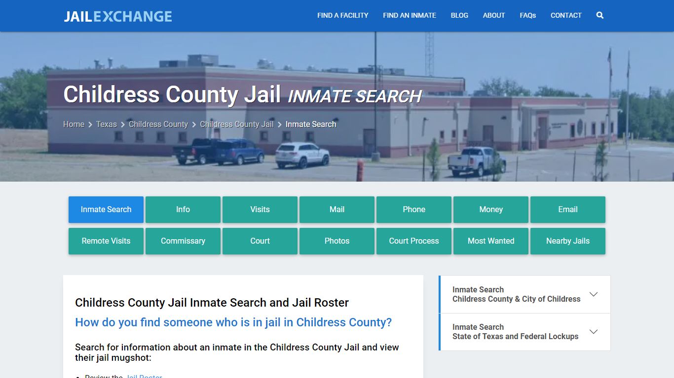Childress County Jail Inmate Search - Jail Exchange